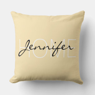 Coussin monogramme de la maison de la banane