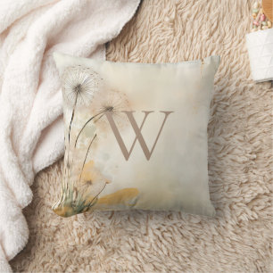 Coussin Monogramme de pissenlits