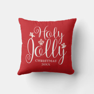 Coussin Monogramme Initial de Noël Modern Family