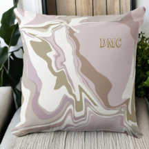 Monogramme marbre rose rose rose rose rose crème b