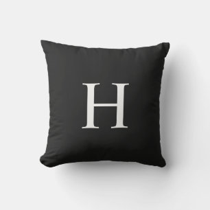 Coussin Monogramme Moderne Classique