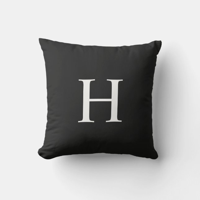 Coussin Monogramme Moderne Classique (Recto)