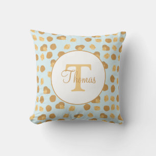 Coussin Monogramme Motif de noix mignonnes
