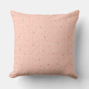 Coussin Monotone de soie - Pêcher