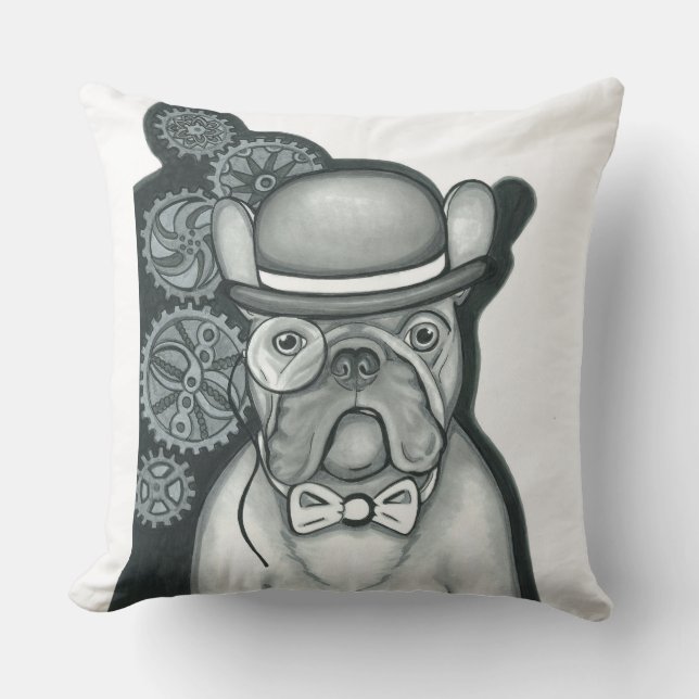 Coussin Monsieur Bouledogue Pillow (Recto)