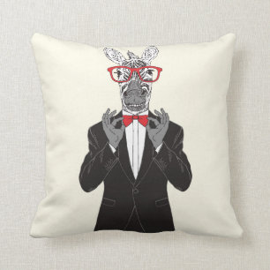 Coussin Monsieur de zèbre