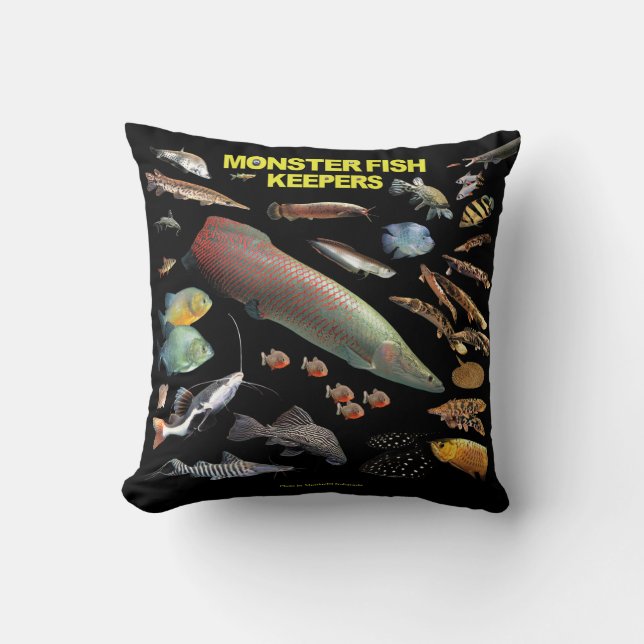 Coussin Monster Fish Keepers (Recto)