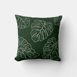 Coussin Monstera Leaf Plante Lover Home Décor Cadeau