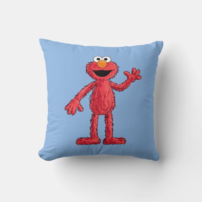 Coussin Monstre à la fin de cette histoire | Elmo mignon (Recto)