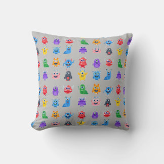 Coussin Monstres de dessins animés mignons