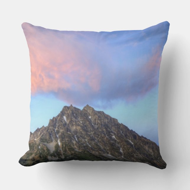 Coussin Mont Stuart, au coucher du soleil (Recto)