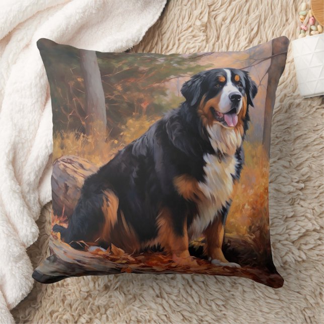 Coussin Montagne bernoise en automne Feuilles automne Insp (Couverture)