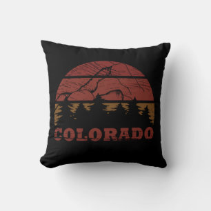 Coussin Montagnes Rocheuses Colorado