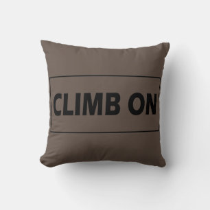 Coussin Monter sur l'escalade rocheuse
