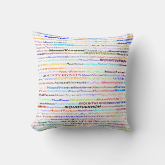 Coussin Monter Vernon Texte Design II Pilote