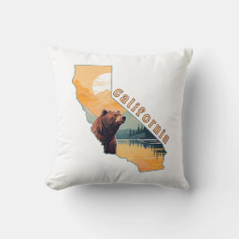 Coussin Monts Ours de Californie
