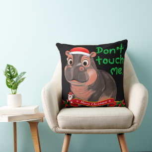 Coussin Moo Deng Hippopotame 