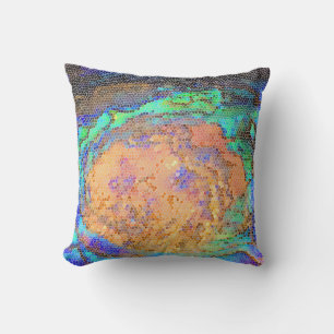 Coussin Mosaïque en Abalone Shell Motif