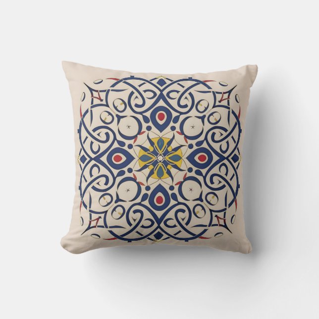 Coussin mosaïque fine (Recto)