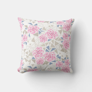 Coussin Mosaïque, fleurs