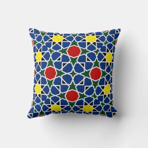 Coussin Mosaïque marocaine Mosaïque géométrique Motif