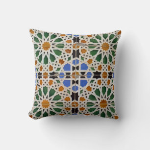 Coussin Mosaïque rustique lumineuse