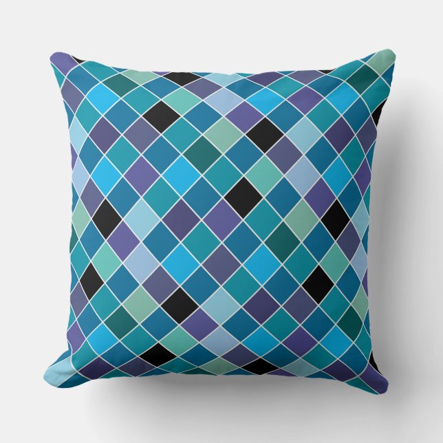 Coussin Mosaïque sur verre 11 (Recto)