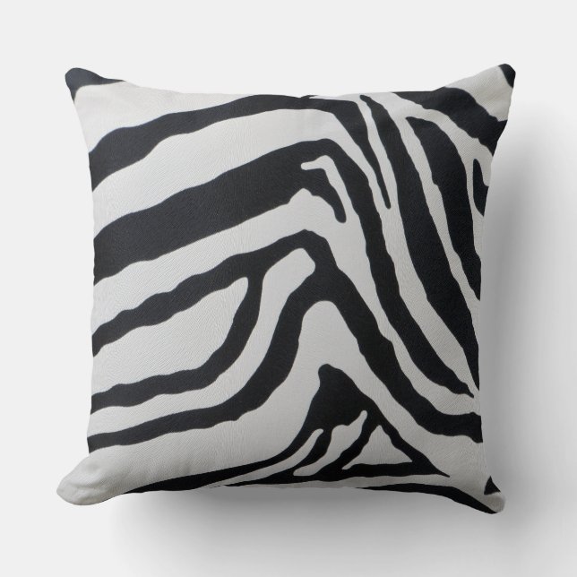 Coussin Motif à bandes Zebra (Recto)