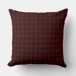 Coussin Motif à cristal mince rouge noir