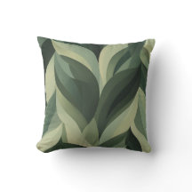 Motif à feuilles vertes stratifiées