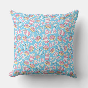 Coussin Motif À La Noix Et À La Boisson