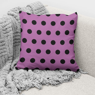 Coussin Motif à pois roses modernes