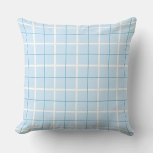 Coussin Motif à rayures verticales de couleur douce et des