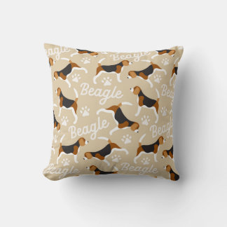 Coussin Motif à thème beagle