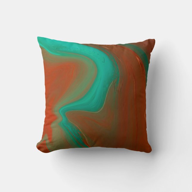 Coussin motif abstrait (Recto)