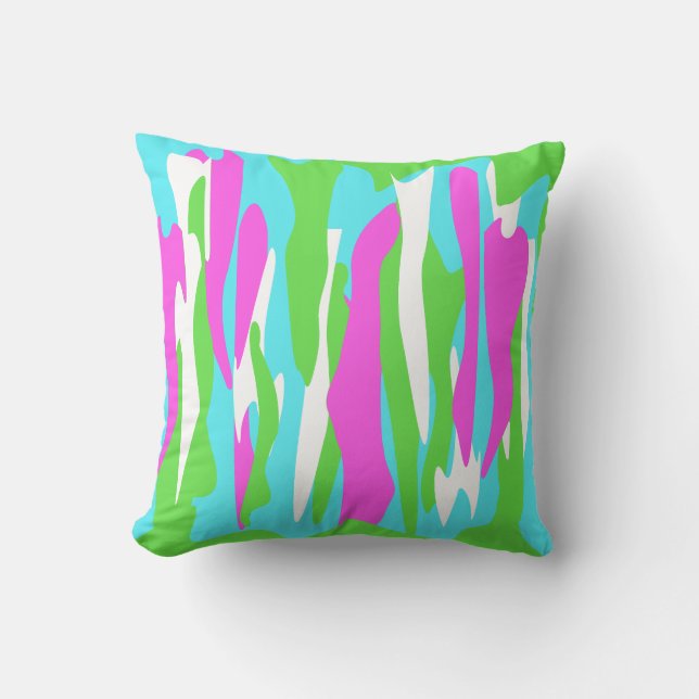 Coussin Motif Abstrait  (Recto)