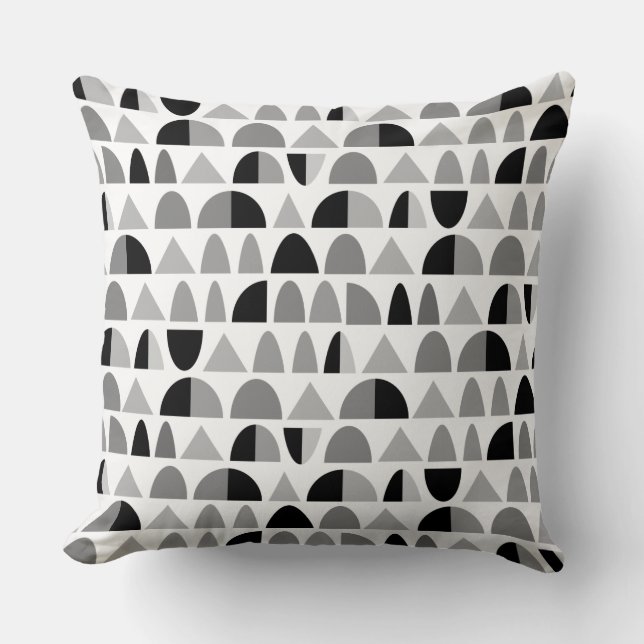 Coussin Motif Abstrait 290721 - Monochrome (Recto)