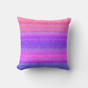 Coussin Motif Abstrait en mosaïque sans joint