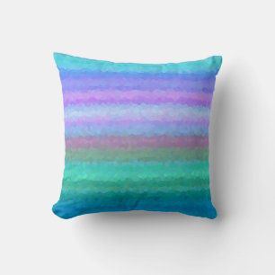 Coussin Motif Abstrait en mosaïque sans joint