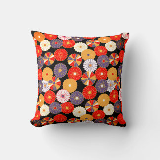 Coussin Motif Abstrait japonais