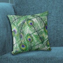 Motif Abstrait Peacock Feathers