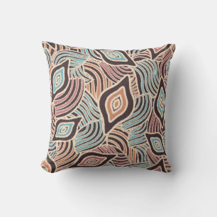 Coussin Motif abstrait sans couture avec l'image de géomet