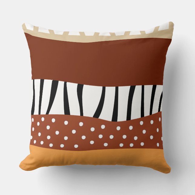 Coussin Motif africain (Recto)