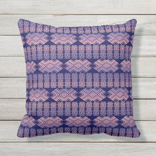 Coussin Motif africain ethnique de rayures