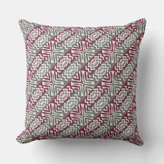 Coussin motif africain ethnique sans couture. monogramme.