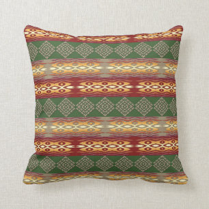 Coussin motif africain tribal ethnique