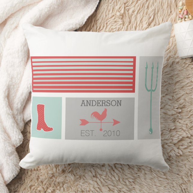 Coussin Motif agricole urbain (Couverture)