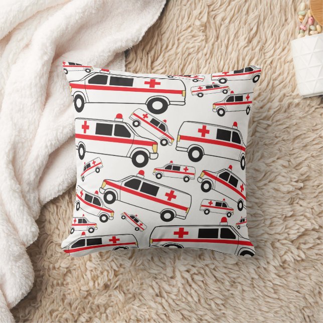 Coussin Motif ambulancier (Couverture)