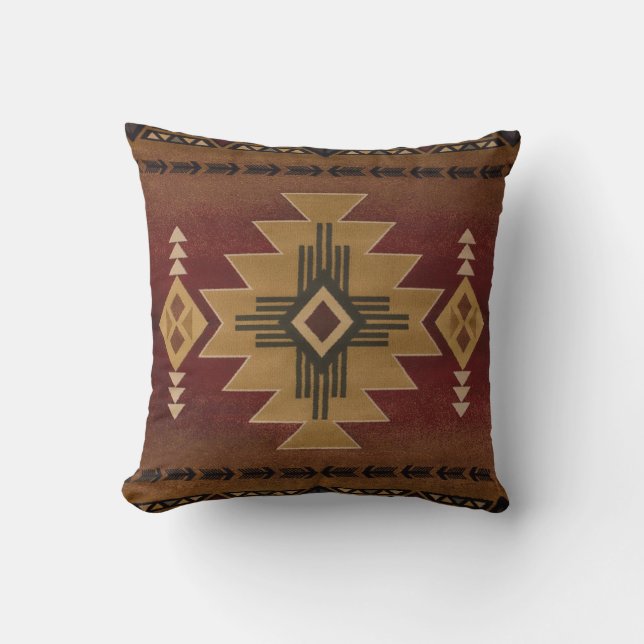 Coussin Motif amérindien (Recto)