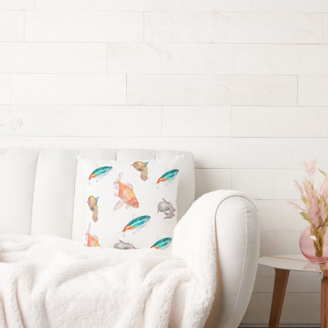 Coussin Motif animal marin (Canapé)